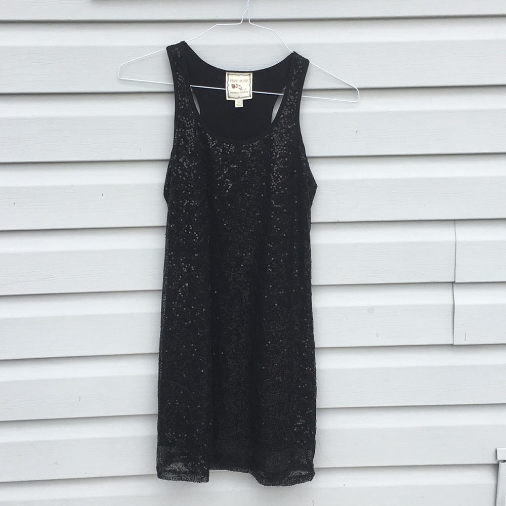 sequined dress
